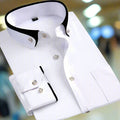 Alberto | Camisa Clásica De Algodón Con Mangas Largas